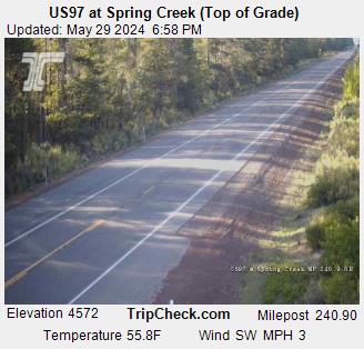 US97 at Spring Creek (Top of Grade)